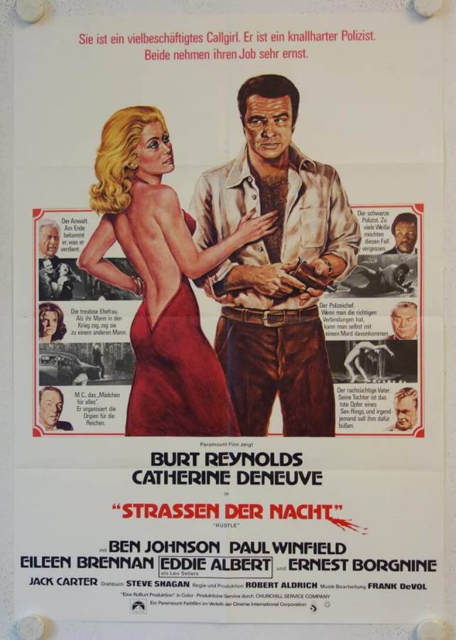 Hustle original release german movie poster